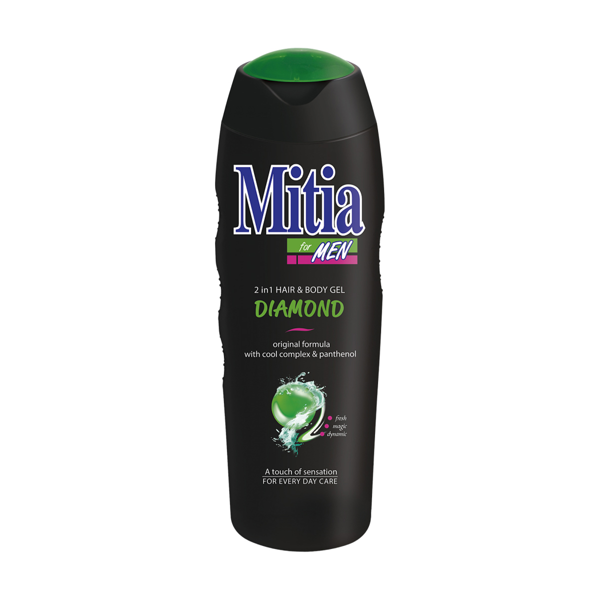 Чоловічий гель для душу та шампунь 2 в 1 Mitia For Men Hair &amp; Body Gel Діамант, 400 мл